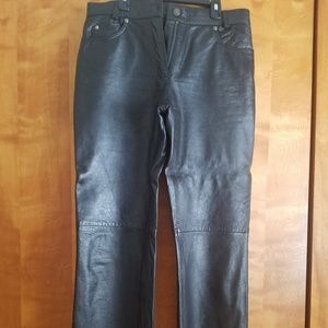 Leather pants
